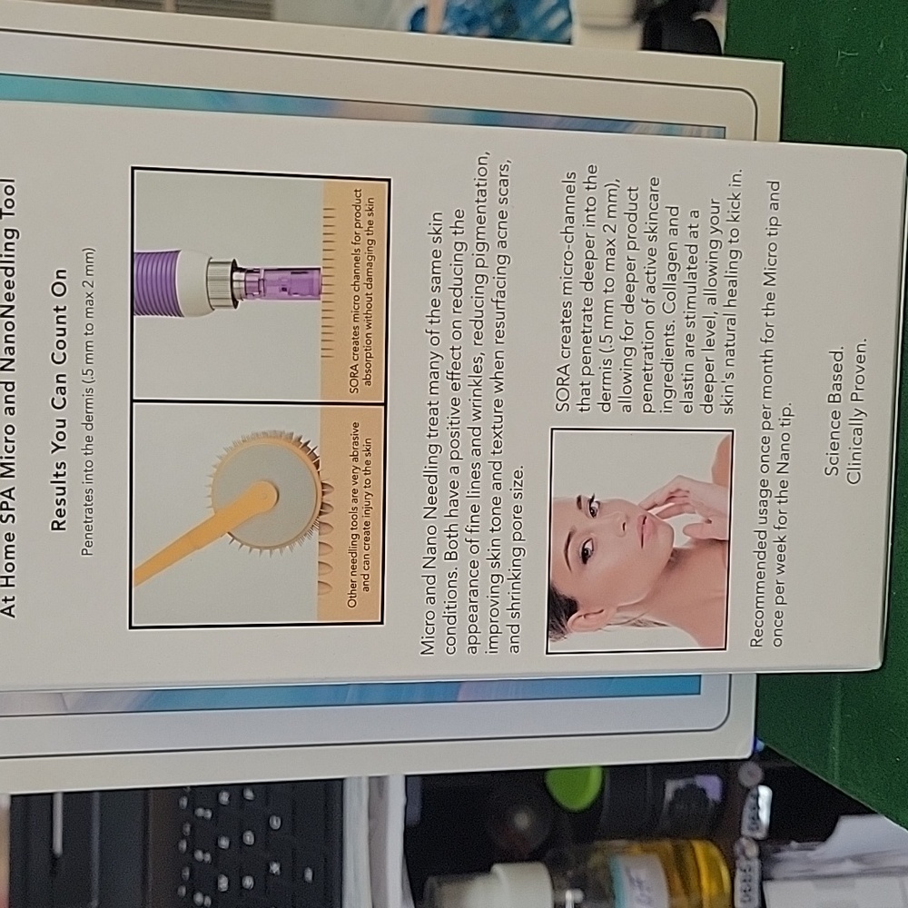 Spa Sciences SORA Dermapen w Micro & NanoNeedling Technology New in Box - Picture 3 of 3